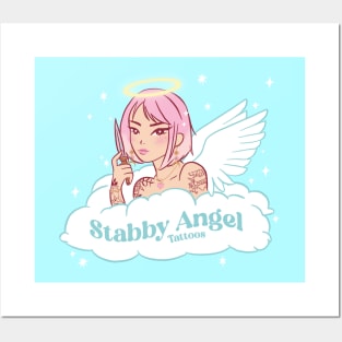 Stabby Angel Posters and Art